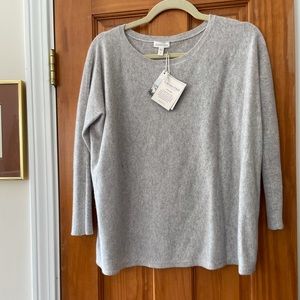 NWT Cashmere Cropped Sweater